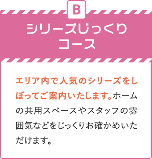 B　シリーズじっくりコース