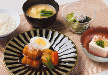 通常食一例(和食)