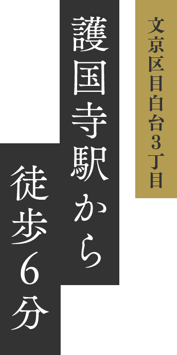 文京区目白台3丁目 護国寺駅から徒歩6分