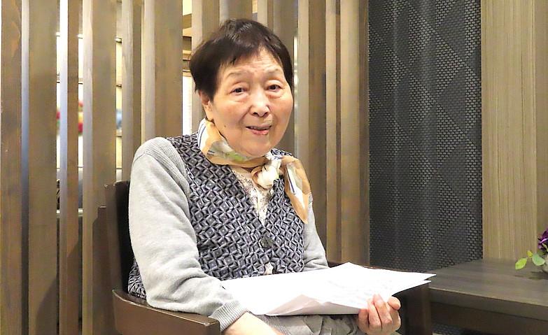 歌の会ですてきな笑顔！