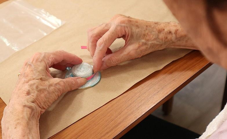 夏色のブローチづくり