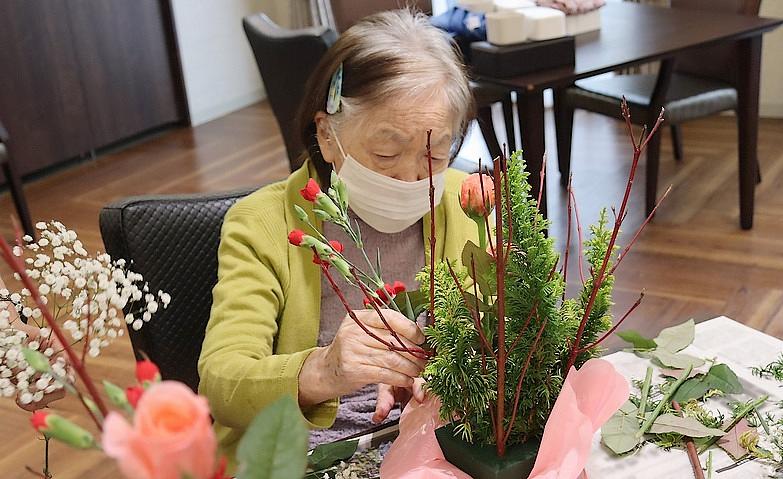 11月のフラワーアレンジメント