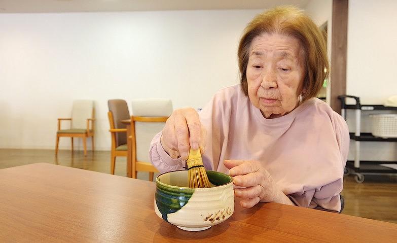 香る抹茶を感じながら