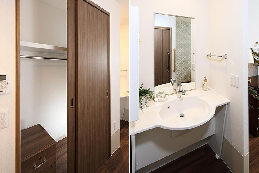 Aタイプ居室イメージ クローゼット／洗面