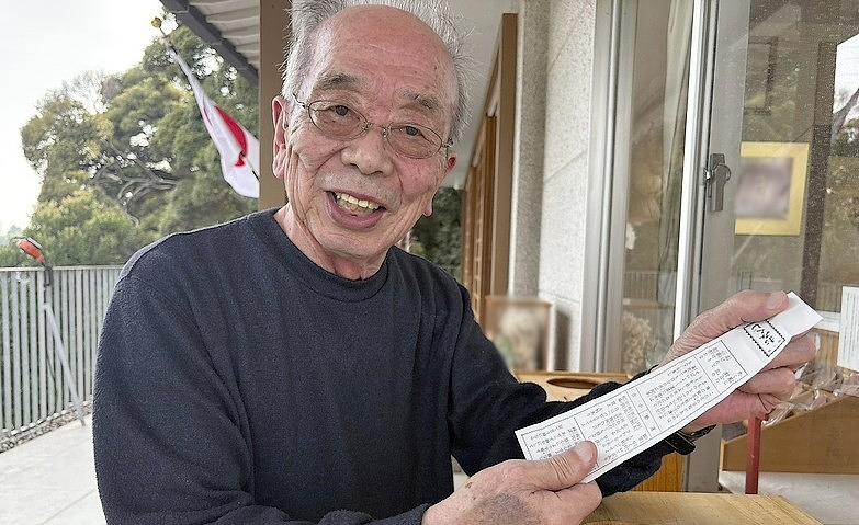 神社へ笹を取りに…