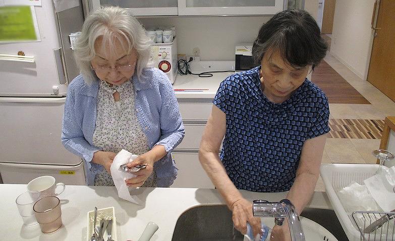 お皿洗いはまかせて！