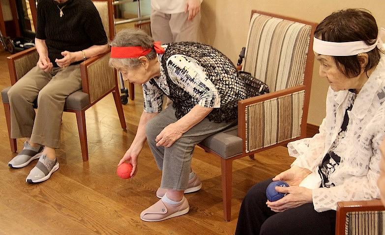 白熱の「ボッチャ大会」！