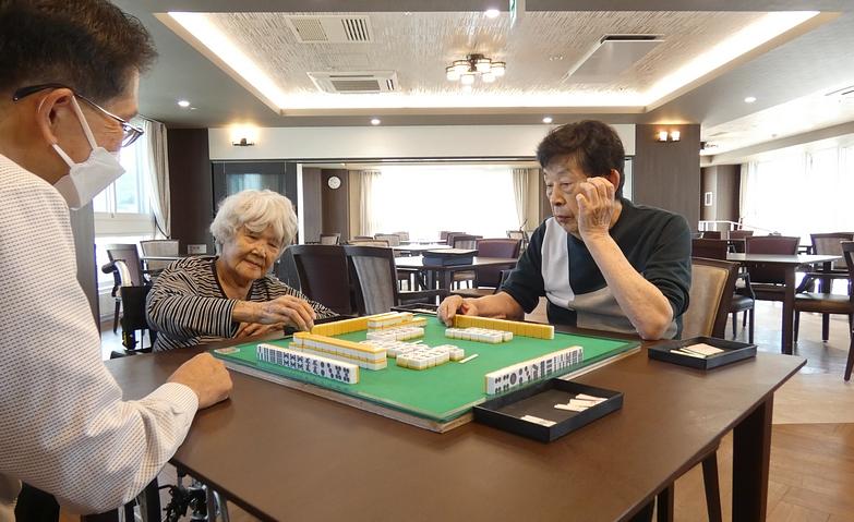 みんなで楽しく健康麻雀！