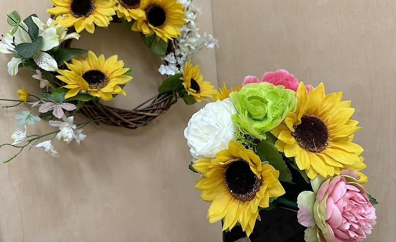 7月の花飾りが完成しました