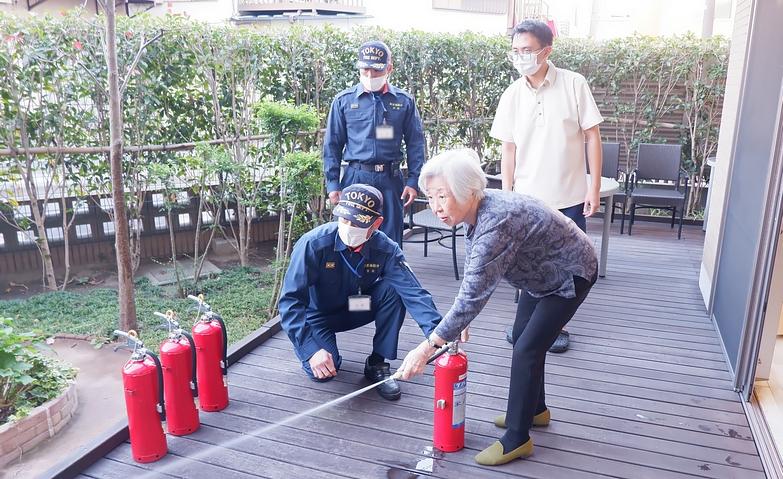 火の用心！消防訓練！