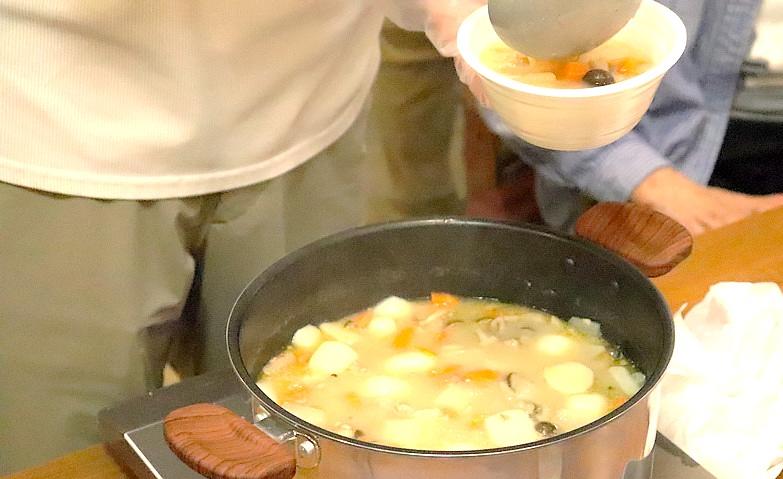 昔懐かしの豚汁作り！