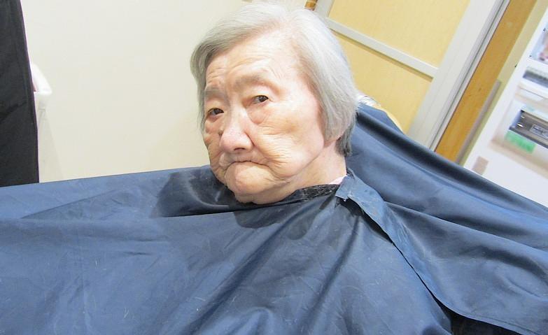 さっぱりカット中