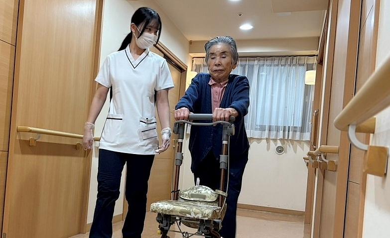 今日も日課のリハビリを