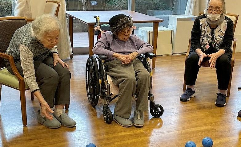 ボッチャで真剣勝負！