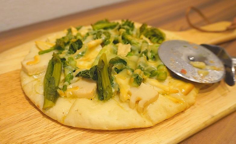 ピザ食事会～菜の花を使って～