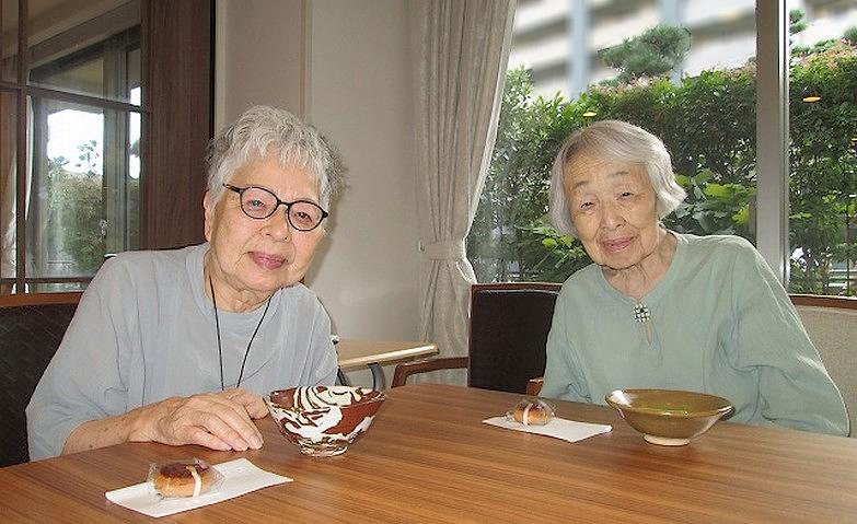 敬老の日に抹茶をたのしむ