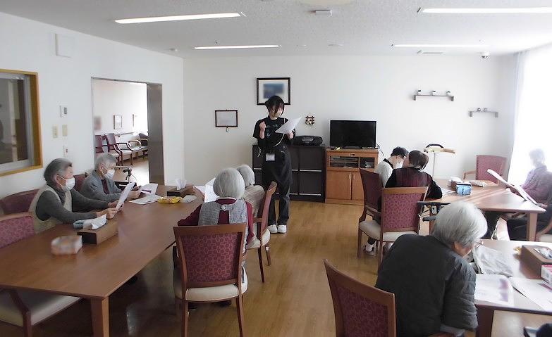 １月の健康講座「フレイル予防」			