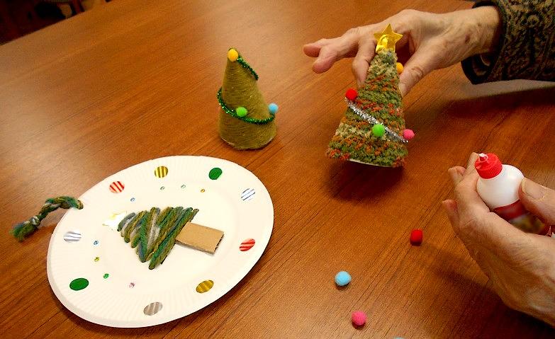 クリスマス飾り作り