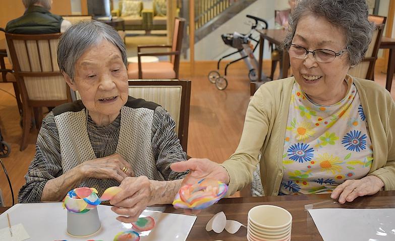 にじみ絵花作り～花編～