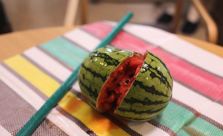 スイカ割り～夏の味覚～