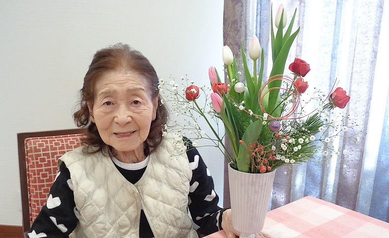 フラワーアレンジ～お正月～