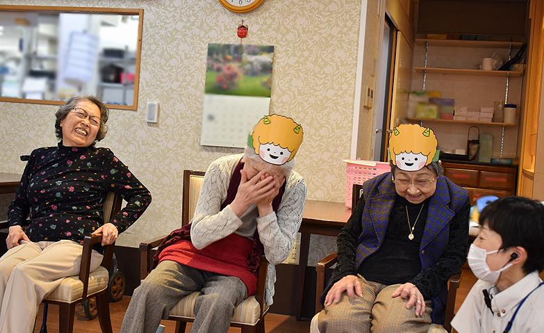 大盛況の節分アクティビティ			