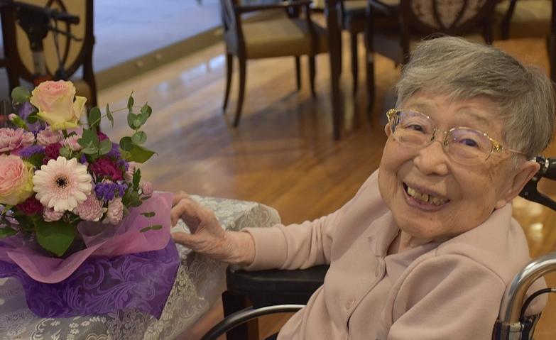 今月のフラワーアレンジメント！