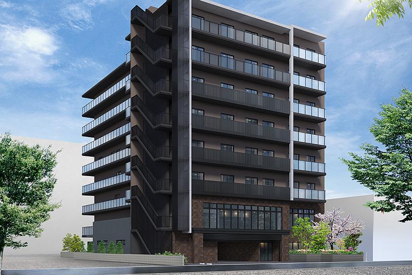 外観（完成予想CG）／土地の所有形態:事業主体非所有 建物の所有形態:事業主体非所有