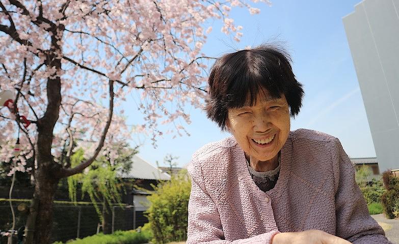 きれいな桜と奥様と。