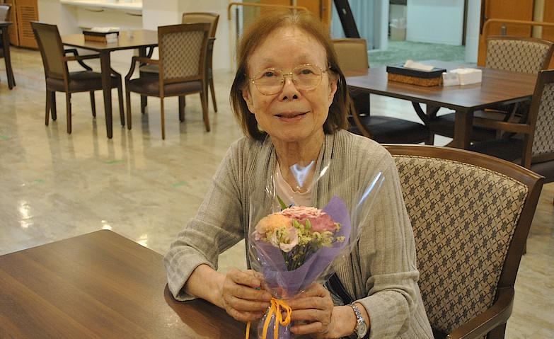 お花と歌と一緒に