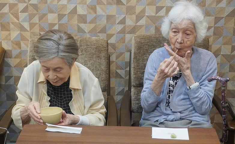 お抹茶と和菓子の時間