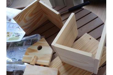 鳥の巣箱作り part1