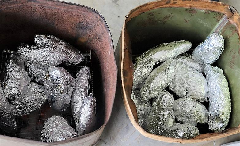 焼き上がりました！～焼きいも作り～