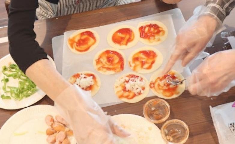 自家製ピザを作りました！