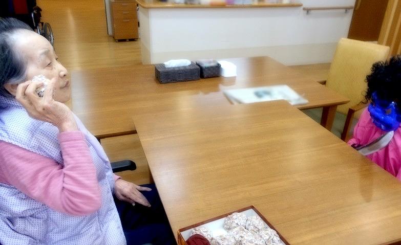 青鬼めがけてストライク！