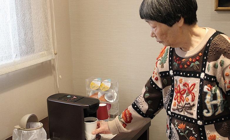 ホットドリンクでほっとひと息