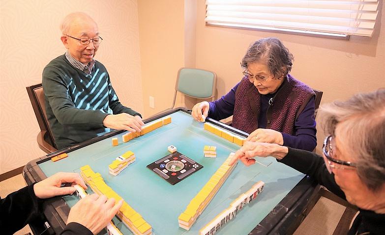 大人気の麻雀！