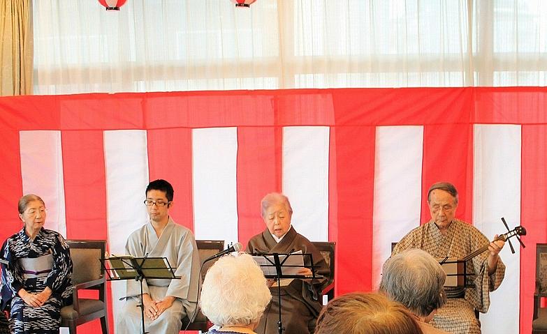 納涼会～常磐津の演奏～