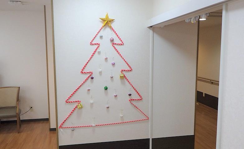 ウォールツリーでクリスマス