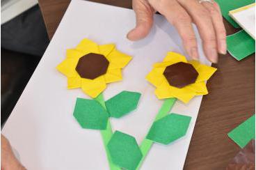 折り紙～向日葵作り～