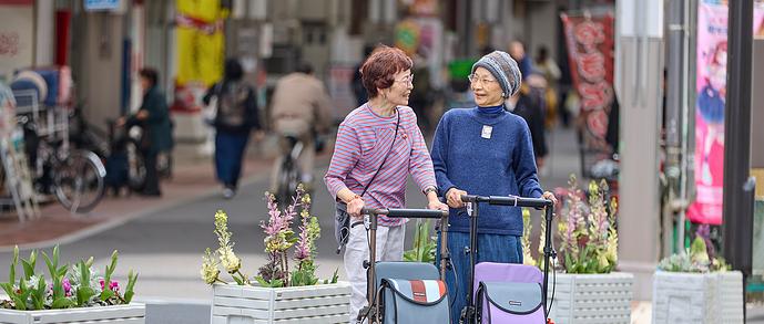 楽しみのある自由でご自分らしい暮らし。 地域とのつながりと、コミュニティのある活動で日常に彩りを。