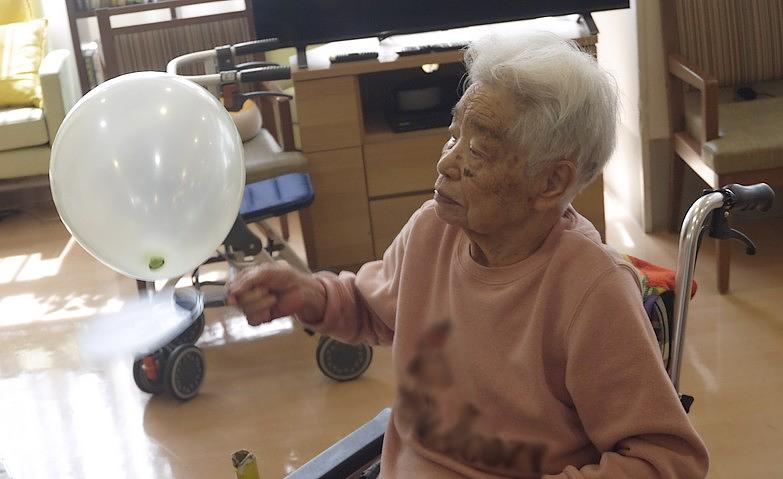 風船バレー 何回続くかな？			