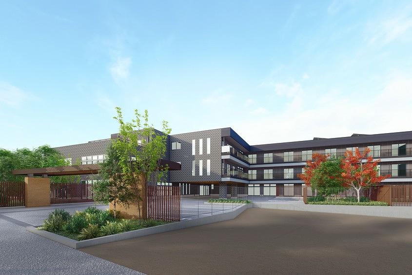 外観（完成予想CG）／土地の所有形態：事業主体非所有 建物の所有形態：事業主体非所有