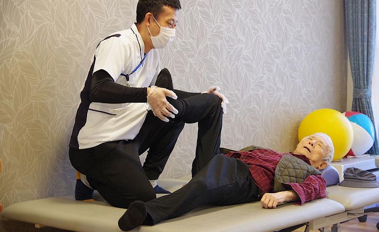 脚に力を込めて！