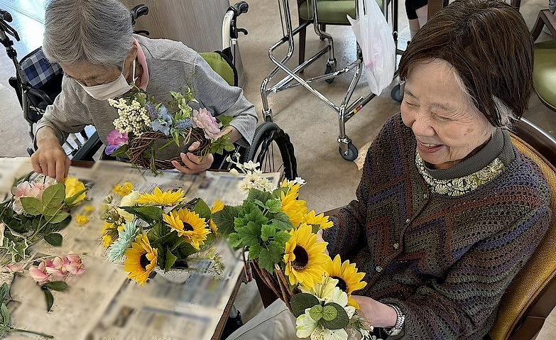 季節の花飾り～7月～
