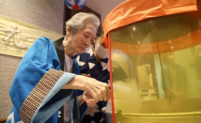 納涼祭～綿あめ作り～