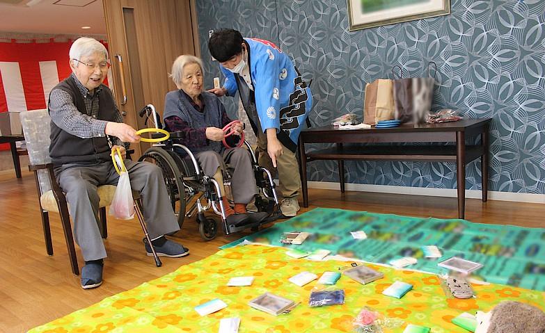 輪投げに挑戦！