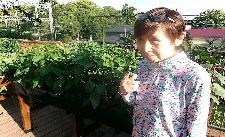 収穫の喜びがあふれる瞬間