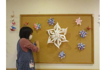 「雪の結晶」季節の壁飾りは努力の結晶画像4