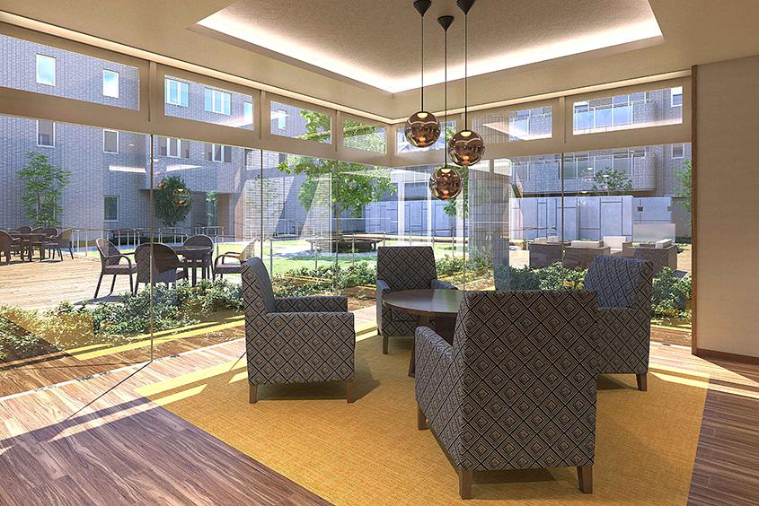 エントランスホール（完成予想CG）